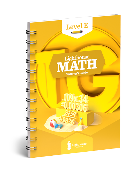 Lighthouse Math Level E Teachers Edition
