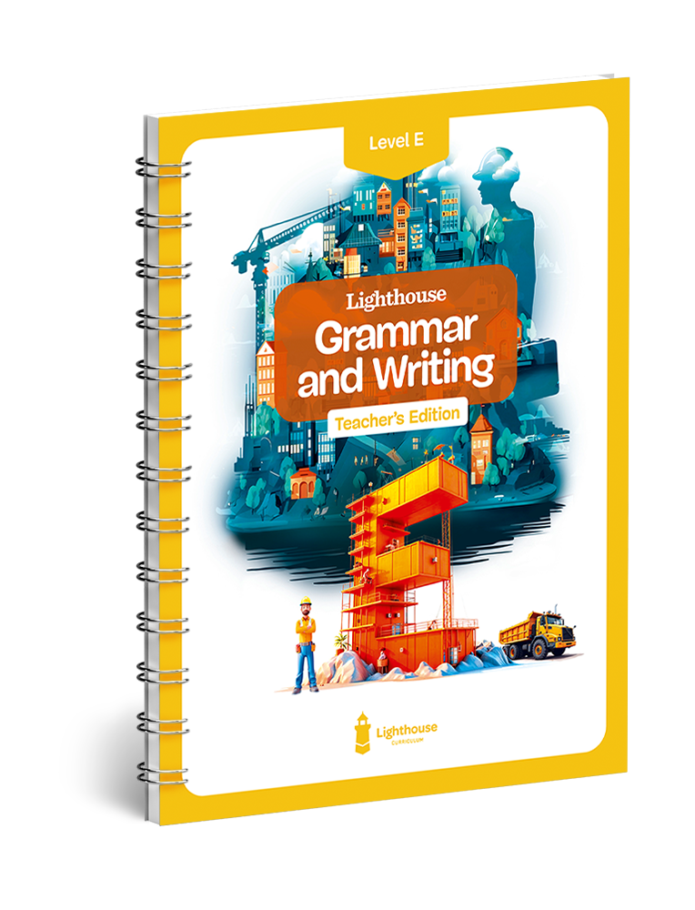 Lighthouse Grammar & Writing Level E Teacher's Edition 9781955773774