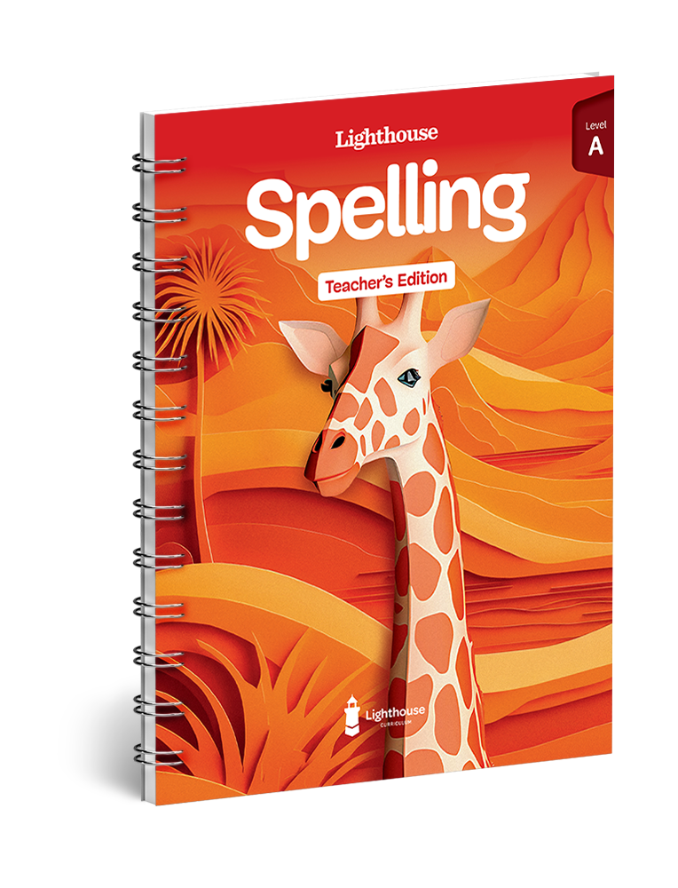 Lighthouse Spelling & Vocabulary - Level A Teacher's Edition 978-1-955773-81-2