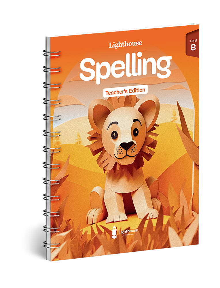 Lighthouse Spelling & Vocabulary - Level B Teacher's Edition 978-1-955773-82-9