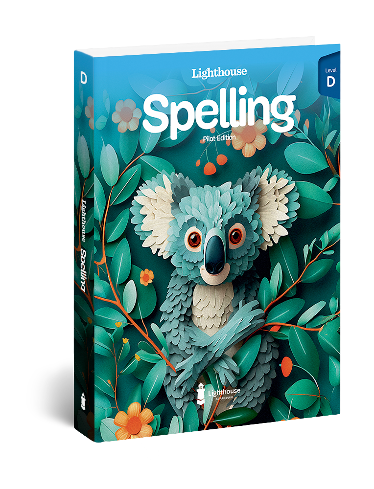 Lighthouse Spelling & Vocabulary - Level D 978-1-955773-78-2