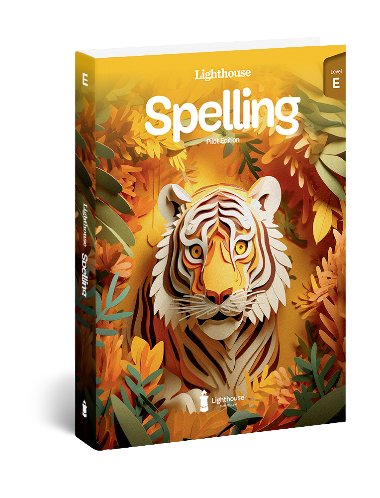 Lighthouse Spelling & Vocabulary - Level E 978-1-955773-79-9