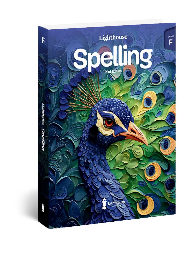 Lighthouse Spelling & Vocabulary - Level F 978-1-955773-80-5